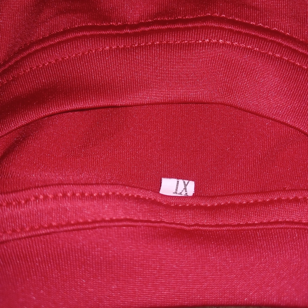Bebe Vibrant Red Long Sleeve Tee - Picture 2 of 2